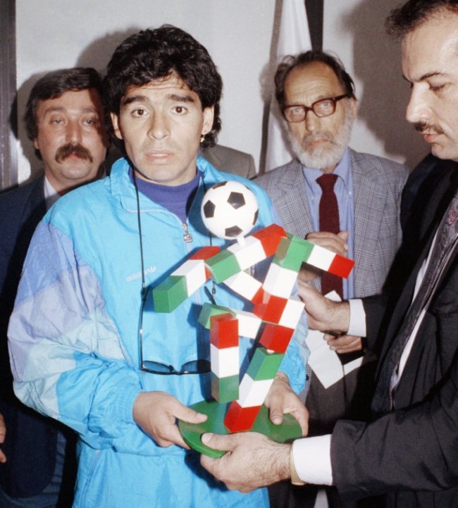 Maradona punito col Ciao